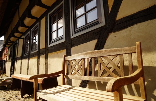 Kerzendorf House | Complete house-family-friendly-rural idyll-ecological. renovated mud house/thatched roof
