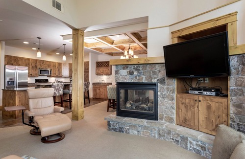 Bigfork Condo | Condo w/stone fireplace, great views, A/C - Marina Cay Estates Luxury Condo