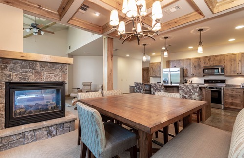 Bigfork Condo | Condo w/stone fireplace, great views, A/C - Marina Cay Estates Luxury Condo