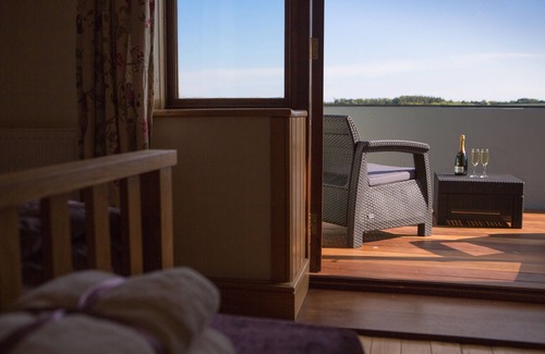 Newquay House | Converted barn on a small peaceful rural resort with stunning views and fishing