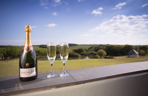 Newquay House | Converted barn on a small peaceful rural resort with stunning views and fishing