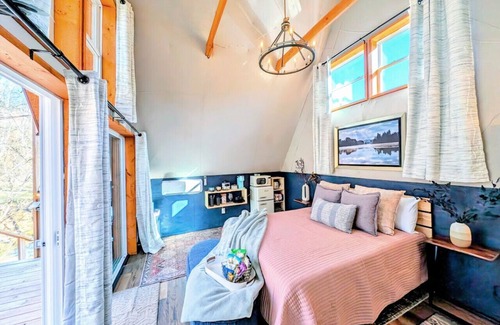 Newport Other | Copper Tiny A Frame on Glamping Goat Farm Sleeps up to 4