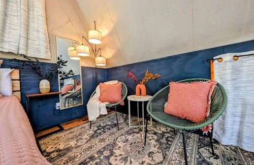 Newport Other | Copper Tiny A Frame on Glamping Goat Farm Sleeps up to 4