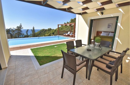 Kefalari Villa | Corfu Pool Villa in the bay of Pelekas only 200m to the beach with sea view