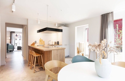 Hohen Wieschendorf Apartment | Cosy apartment for 4 guests with WIFI, TV, terrace, pets allowed and panoramic view