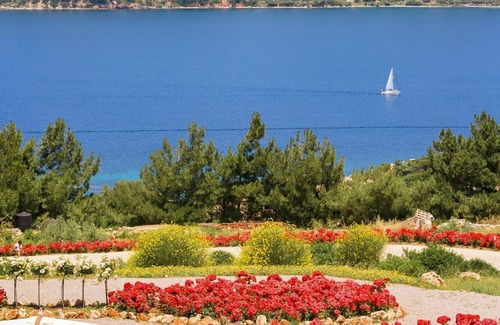 Samos Apartment | Cosy apartment for 4 people with pool, A/C, WIFI, TV, balcony, panoramic view and parking