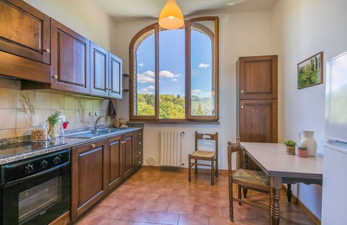 San Vivaldo Villa | Cosy apartment in villa for 8 people with WIFI, pool, TV, terrace and pets allowed