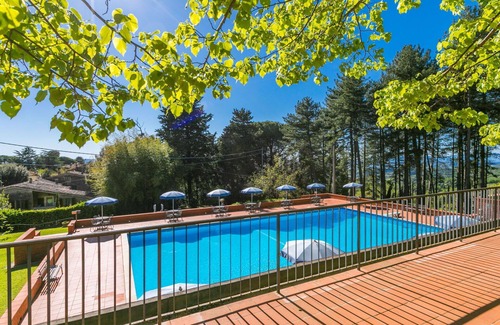 San Vivaldo Villa | Cosy apartment in villa for 8 people with WIFI, pool, TV, terrace and pets allowed