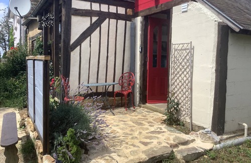 Mortain-Bocage Cabin | Cosy cabin, self contained. Own parking, patio and garden. Ideal bikers, walkers