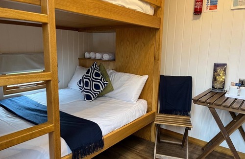 Higher Walton Cabin | Cosy en suite shepherd hut on the grounds of Historic building Samlesbury Hall