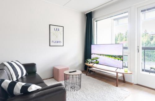 Jyvaskyla Apartment | Cosy family apartment with parking, sauna and balcony