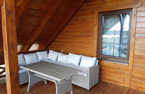 gmina Osiek House | Cosy Holiday Home in Skrzynia with Terrace