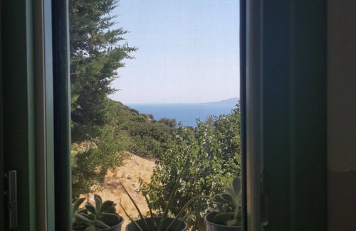 Kato Aprovatou Apartment | Cosy studio with stanning sea view