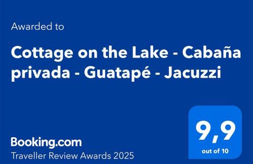 Guatape House | Cottage on the Lake - Cabaña privada - Guatapé - Jacuzzi