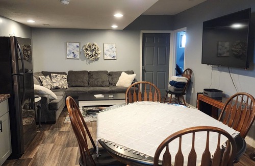 Sault Ste. Marie Apartment | Country, close to town, sled trails, skiing, large snowmobile boat trailer space