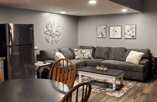Sault Ste. Marie Apartment | Country, close to town, sled trails, skiing, large snowmobile boat trailer space