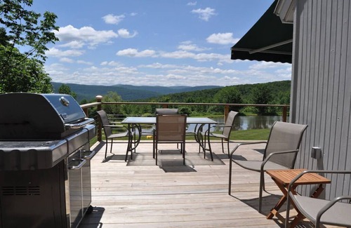 Margaretville House | Country Home with Private Swimming Pond and Beautiful Mountain Views