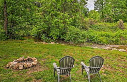Cosby House | Covered Deck and Fire Pit Smoky Mountain Cabin