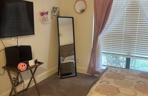 East Forest Apartment | Cozy 1-bedroom apartment 15mins from uptown. Includes Gym, Lake View, & pool.