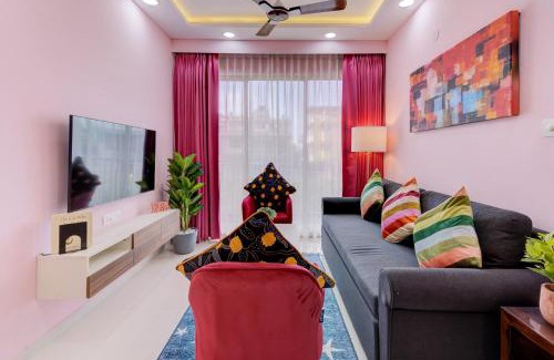 Chicalim Apartment | Cozy 2BHK 4km from GOI airport - 15 min to Cansaulim Beach South Goa - Swimming pool access