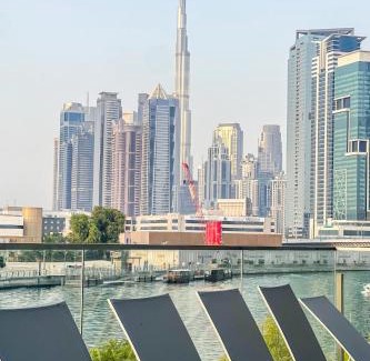 Trade Centre 1 Apartment | Cozy 2BR APT With Canal Views, Pool with Burj View