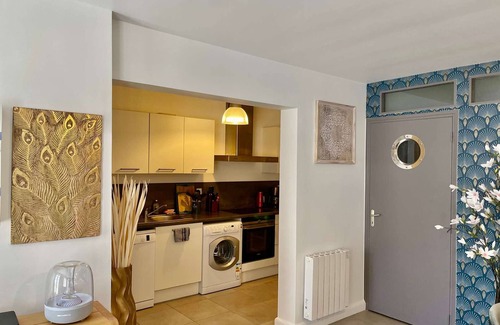 Tregastel Apartment | Cozy 3* Apt with Free WIFI, 200m from Beach, Central Trégastel