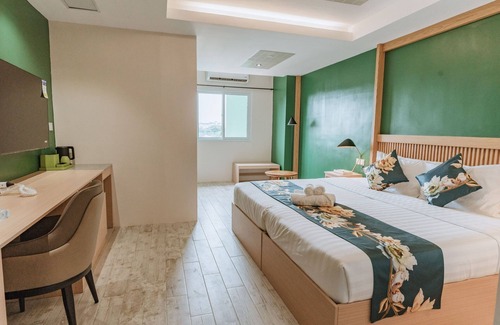 Cebu Apartment | Cozy apartment in Metro Cebu City with AC, WiFi, fitness room @ Diane Residences