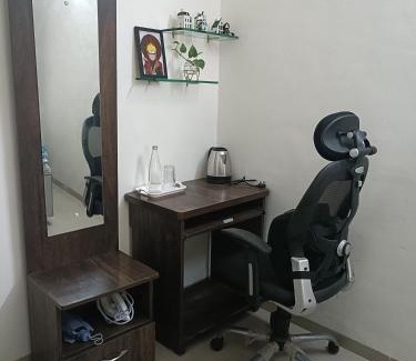Baner House | Cozy Bedroom for Female Couple Family