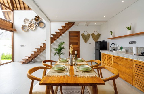 Seseh Villa | Cozy boho design villa with private pool near the beach
