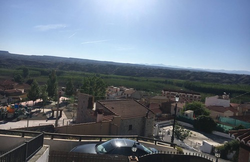 Fonelas House | Cozy cave house with private placeta with magnificent Badlands views