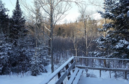 Stambaugh Ski Chalet | Cozy, comfy, rustic ski chalet at the foot of Ski Brule ski mountain