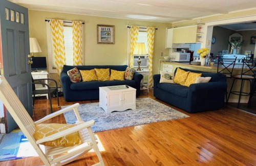 North Falmouth House | Cozy Falmouth Summer Rental - Less than 1 mile from the beach! Pets considered!