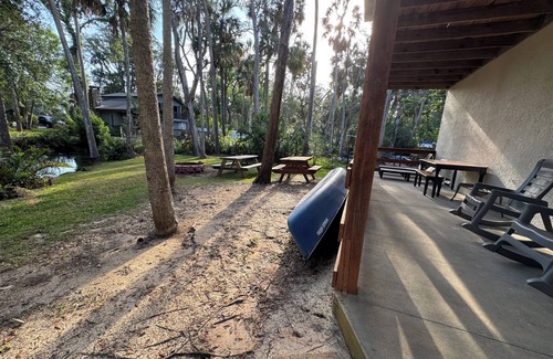 Brooksville House | Cozy home, beautiful views & swimming in a spring fed river among a wooded yard