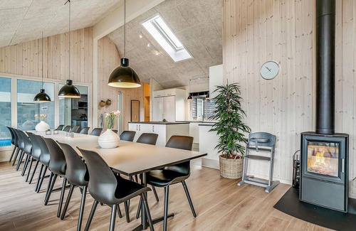 Houstrup House | Cozy home in Nørre Nebel with sauna