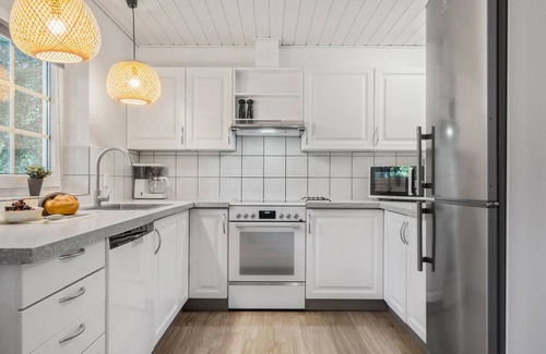 Lodbjerg Hede House | Cozy home in Ringkøbing with sauna