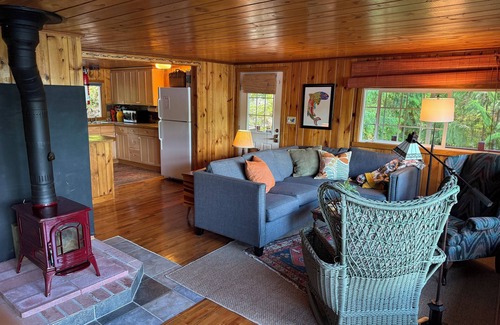 Newport Cabin | Cozy Lakefront Cottage on Sacheen Lake