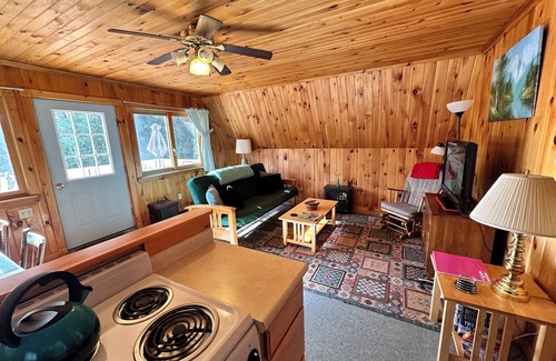 Jay Apartment | Cozy loft apartment with deck, nestled in the Adirondacks