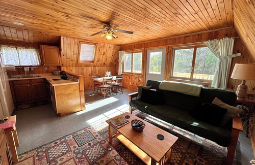 Jay Apartment | Cozy loft apartment with deck, nestled in the Adirondacks