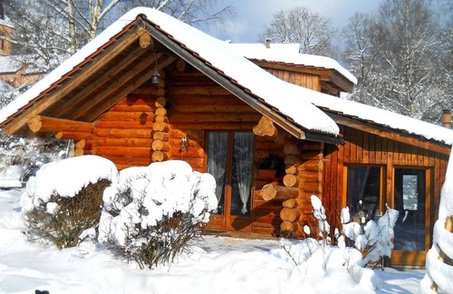 Le Saulcy Cottage | Cozy Log Chalet with Terrace, Near Alsace and Ski Resorts