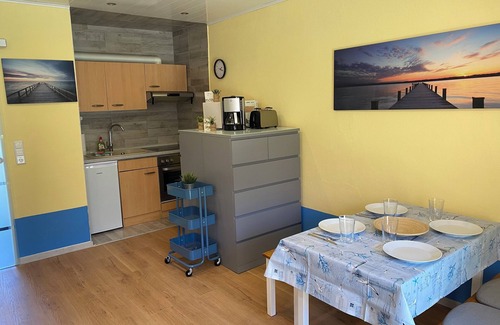 Nordseebad Burhave Condo | Cozy nest for a relaxing break * ground floor * up to 5p * dogs * pool * sauna
