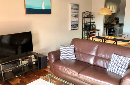 Halfmoon Bay Apartment | Cozy retreat with stunning ocean & fir tree views