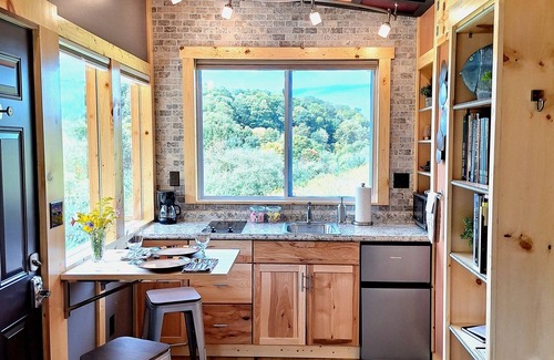 Kantner Cabin | "Cozy Secluded Tiny House with Mountain Views, Short Walk from Parking"