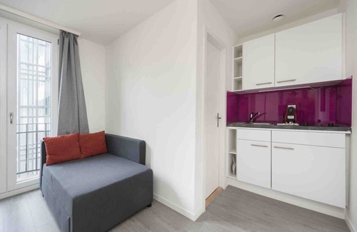 Sihlfeld Apartment | Cozy Studio with Balcony in the City (BE-21)