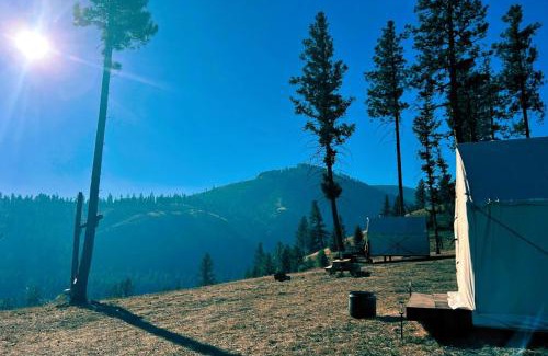 Conner House | Cozy Tented Cabin with Stunning Sights in Conner, Montana
