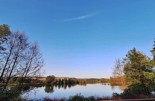 Lauenfoerde House | Cozy vacation home with terrace, located directly on a fishing lake.