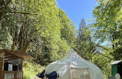 Castle Rock RV Rental | Cozy Yurt Nestled In Private Forest