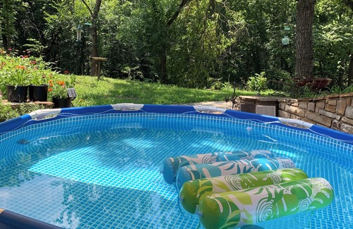 Drexel Cabin | CREEKSIDE ~ Lower Level/Separate Entrance, Peaceful Retreat, Trails & Fire Pit