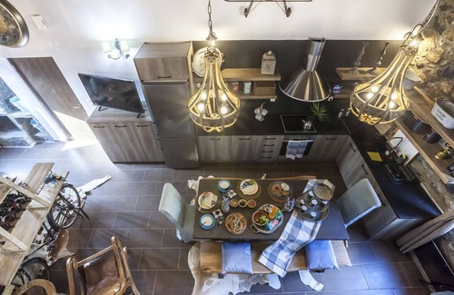 Aghios Athanasios Ski Chalet | Dandy Villas Palios Agios Athanasios | Attic | Fireplace | Up to 8