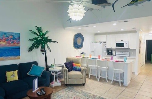 Port Aransas Condo | Darlins Dream! Island Dunes Condo's-#1003-One Block from Beach.