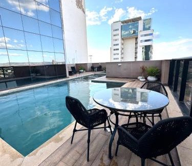 Plano Diretor Sul Apartment | Davisis APT de Luxo, Piscina, Academia e Sauna